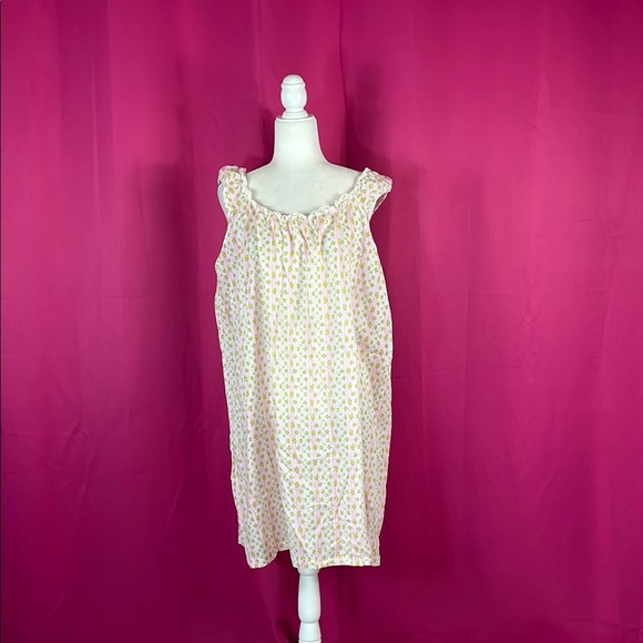 Vintage bundle of 2 pink Katz shift style nightgowns, med - Picture 2 of 15